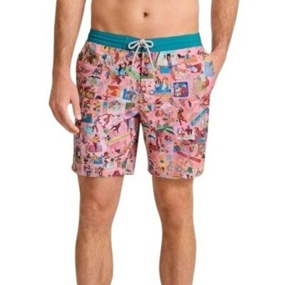 Tommy Bahama Mens XL 8-Inch Artist Series Baja Scenic To Believe It Swim Trunks